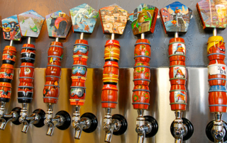 Three Barrel Brewing Company Craft Beer Taps Image
