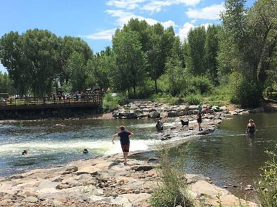 Rio Grande River Recreation near Del Norte CO